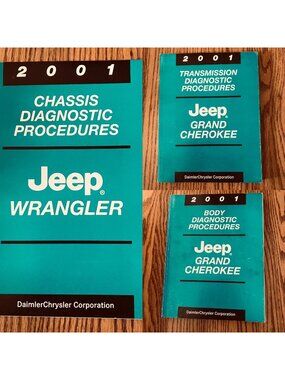 2001 Jeep Grand Cherokee & Jeep Wrangler OEM Diagnostic Procedures Repair Manual